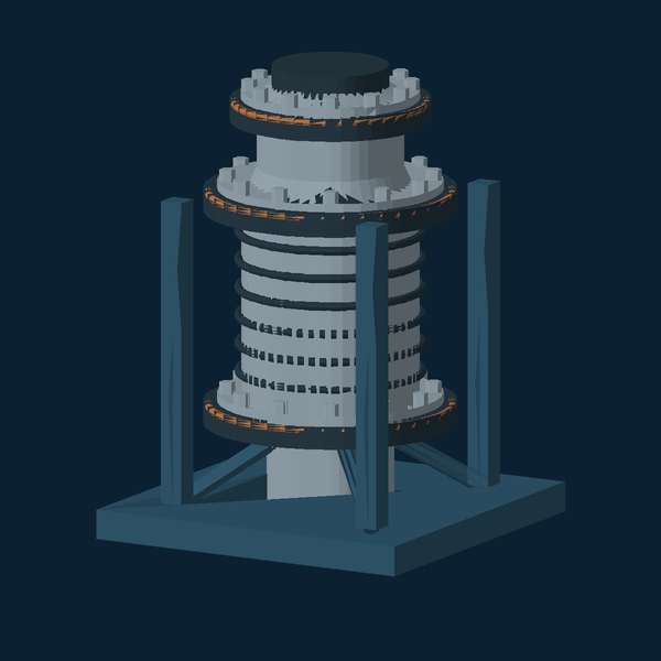 Illustrative Subsea wellhead model