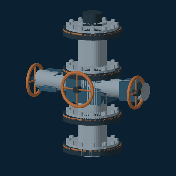 Illustrative Surface wellhead assembly model